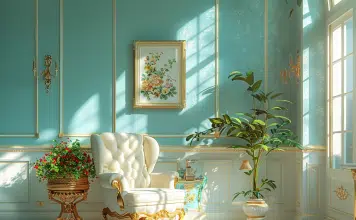 Peinture bleu canard : tendances, associations et conseils déco