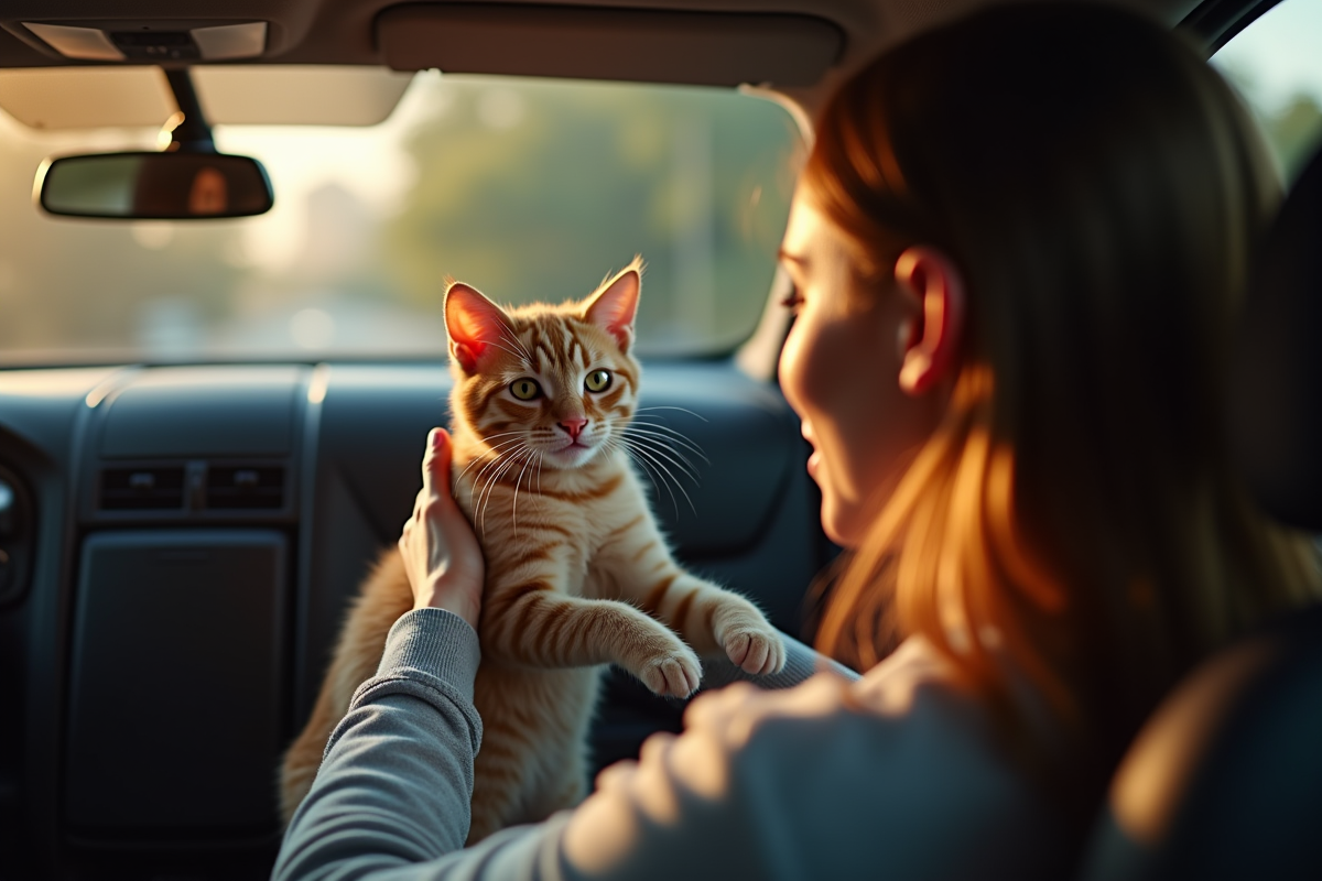 chat voiture