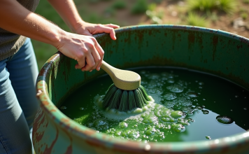 Éliminer les algues : astuces simples pour nettoyer votre récupérateur d’eau