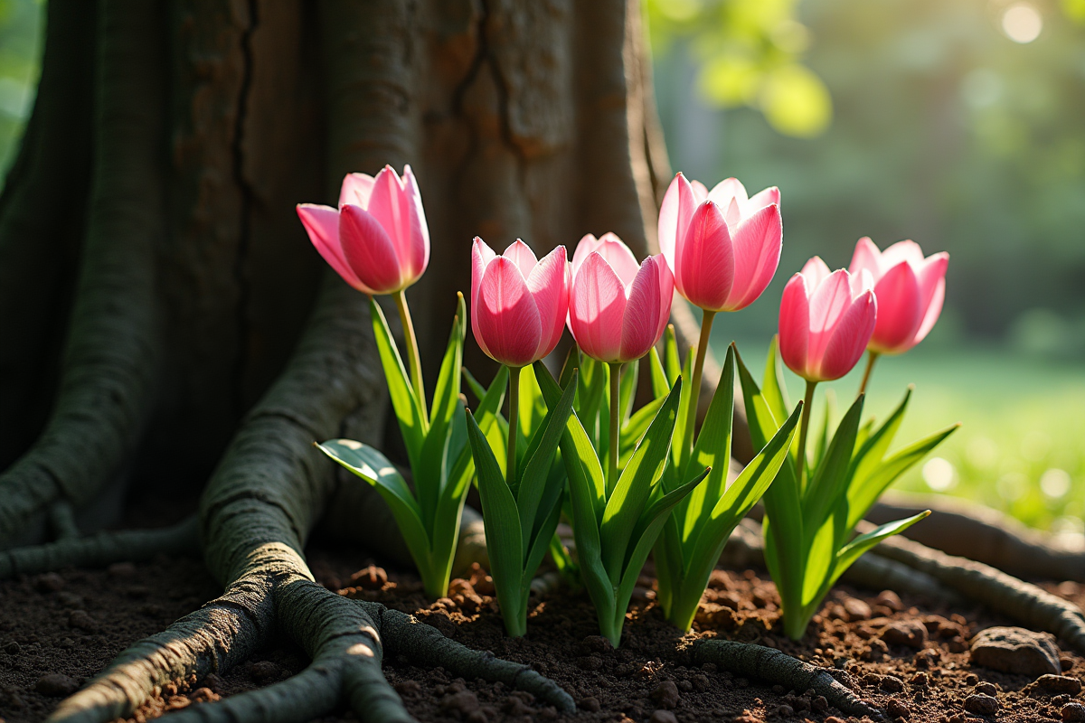 racines fleurs
