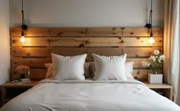 Tête de lit en palette : comment sublimer votre chambre avec du bois recyclé ?