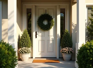 Sublimer votre entrée avec une déco de porte